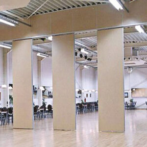 Sound Proof Acoustic Room Dividers , Floor or Ceiling Folding Partition Wall