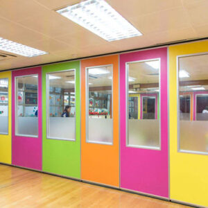 Commercial Temporary Office Acoustic Room Dividers Melamine Surface 4m Height