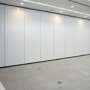 Melamine Board Decorative Acoustic Folding Doors / Noise Cancelling Room Dividers