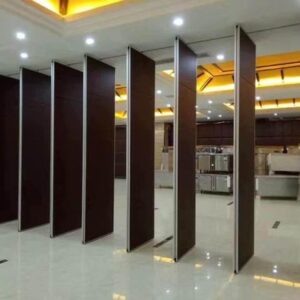 Thickness 85mm Hotel Acoustic Room Dividers With Aluminium Sliding Track