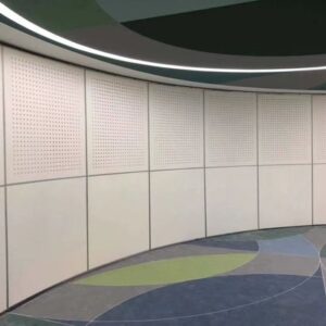Aluminium Ceiling Track Acoustic Room Dividers For Classroom / Sliding Partition Walls