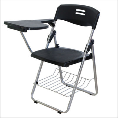 School Student Folding Training Chair With Writing Conference Pad Table Plastic Book Basket
