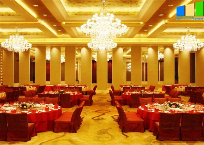 100mm Soundprood Customized Sliding Gorden Partition Walls Panel For Upscale Hotel 1