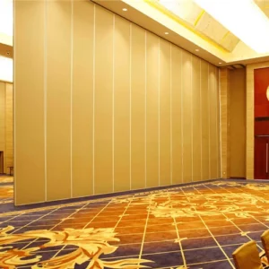 100mm Soundprood Customized Sliding Gorden Partition Walls Panel For Upscale Hotel