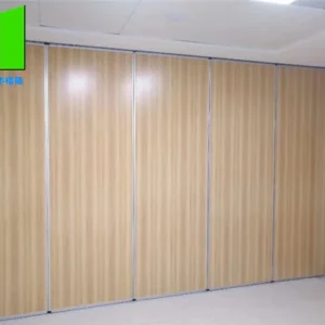 100mm Thick Fireproof Operable Partition Office Movable Folding Sliding Walls