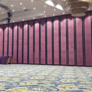 100mm Thickness Mordern Hotel Banquet Hall Decorative Folding Partition Walls