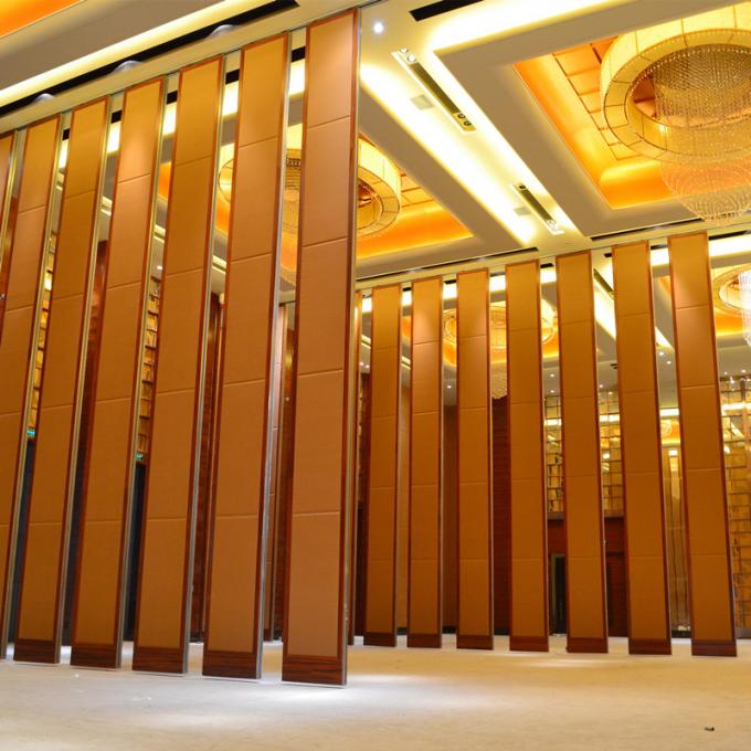 100MM Thickness Sliding Partition Walls / Sound Proof Operable Movable Partition Wall 2