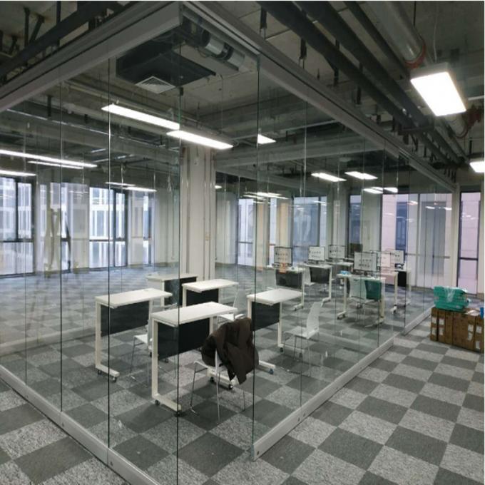 1200 mm Width Sliding Partition Walls Frameless Folding Exterior Sliding Glass Doors 0