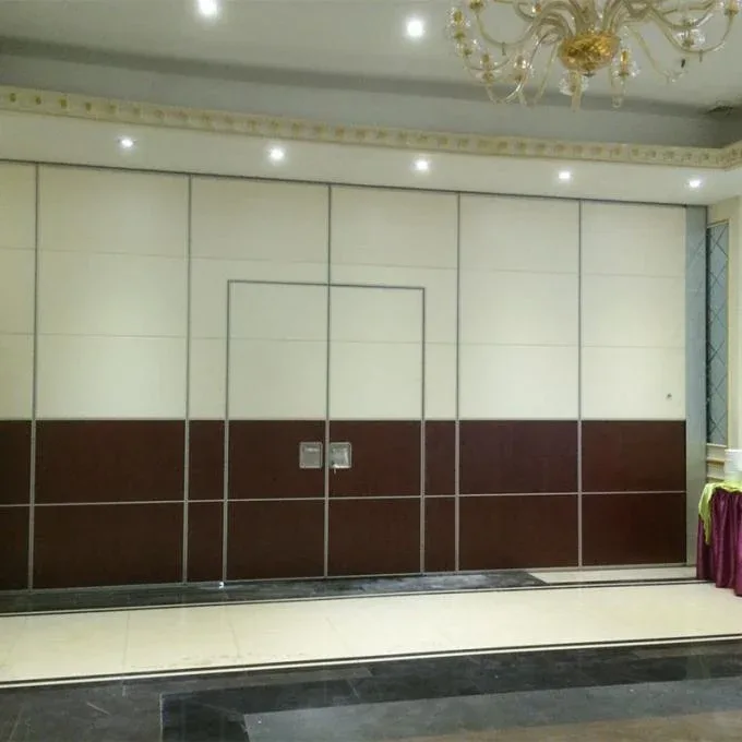 1230 MM Width Acoustic Partition Wall Interior Sliding Door Hotel Room Divider 0