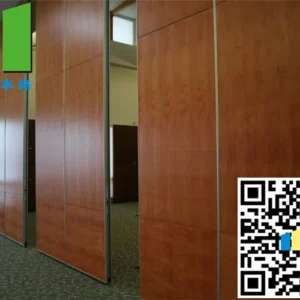 2.56 Inches Hanging Sliding Glass Partitions Sound - proof Operable Panels