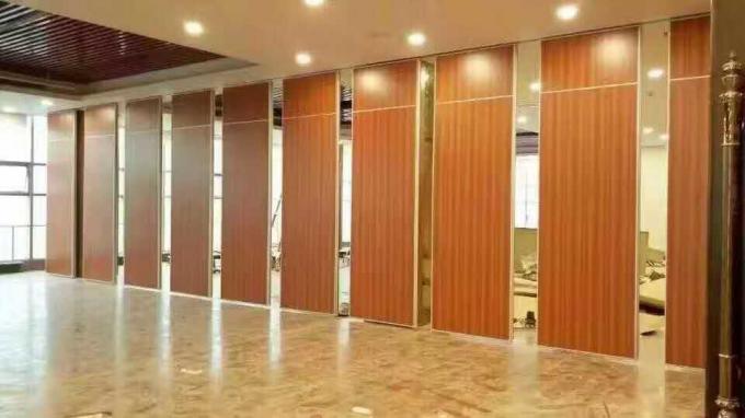 2000 Meter Height Soundproof Partition Wall / Hotel Movable Wooden Wall Dividers 0