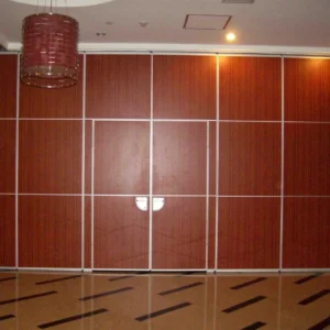 2000 Meter Height Soundproof Partition Wall / Hotel Movable Wooden Wall Dividers