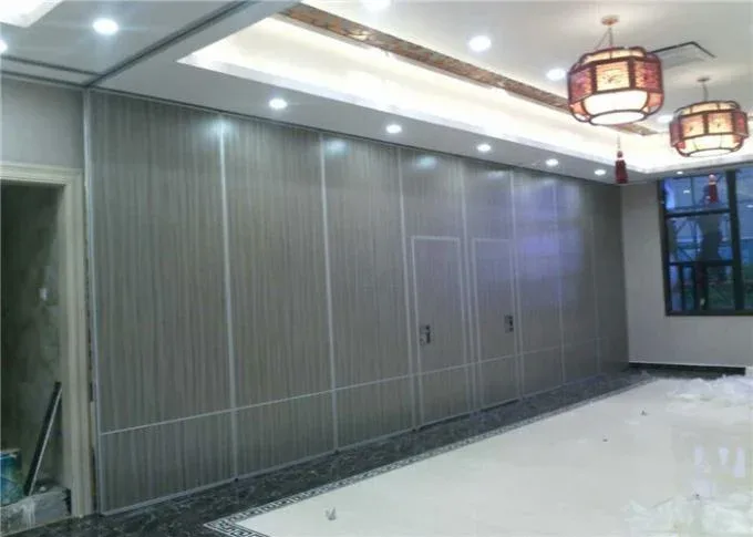 3 3/8" Operable Partitions , Wooden Partition Wall 85mm Movable For Banquet Hall 3