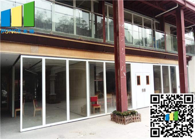 3.35 Iinch Aluminium Frame Operable Glass Partition Wall For Office Meeting Room 1