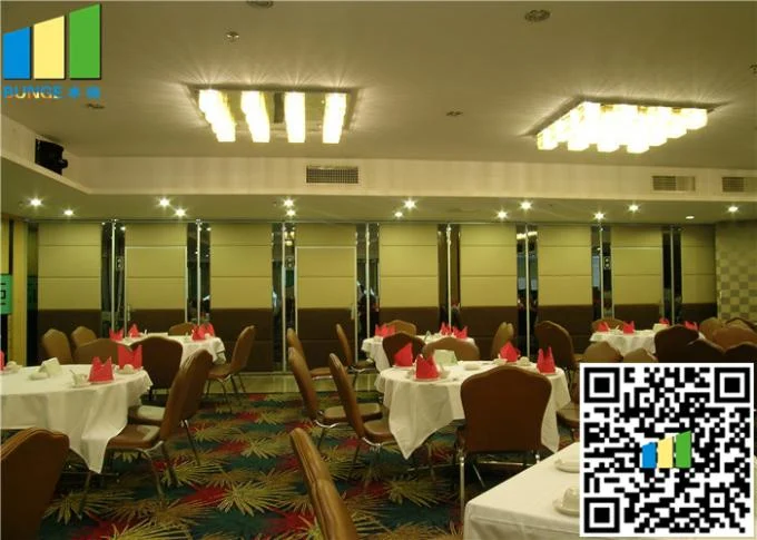3.35 Inch Polyester Acoustic Panels Mirror Sliding Doors For Meeting Room 0
