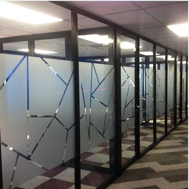 3 m Height Movable Partition Walls Glass Wall Office Sliding Frameless Glass Folding Door 0