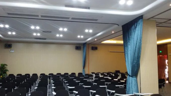 32 / 36dB Acoustic Fabric Panels , Single Sliding Door Interior Suspended Sliding Partition 1