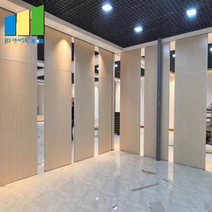 4 M Height Office Sound Proof Movable Sliding Flexible Partition Wall For Conference Room 0