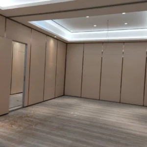 4 Meters High Gypsum Board Movable Wall Partitions / Indoor Acoustic Foldable Wall Panels