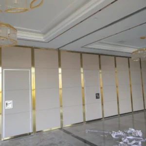 4m Height Operable Partition Walls Aluminium Alloy And MDF Board Door Material