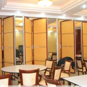 500 mm -- 1220 mm Panel Width Folding Sliding Partition Wall Easy Operation