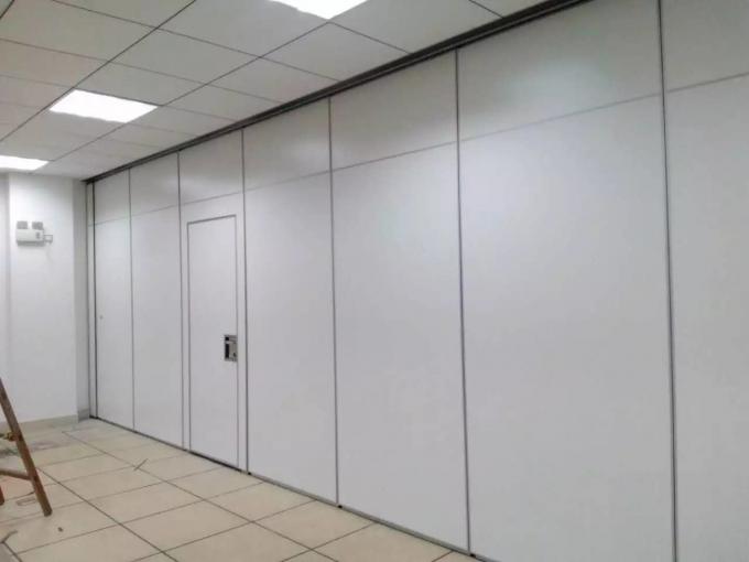 500 Width Sound Proof Partitions Folding MDF Partition Moving Wall With Aluminum Frame 0