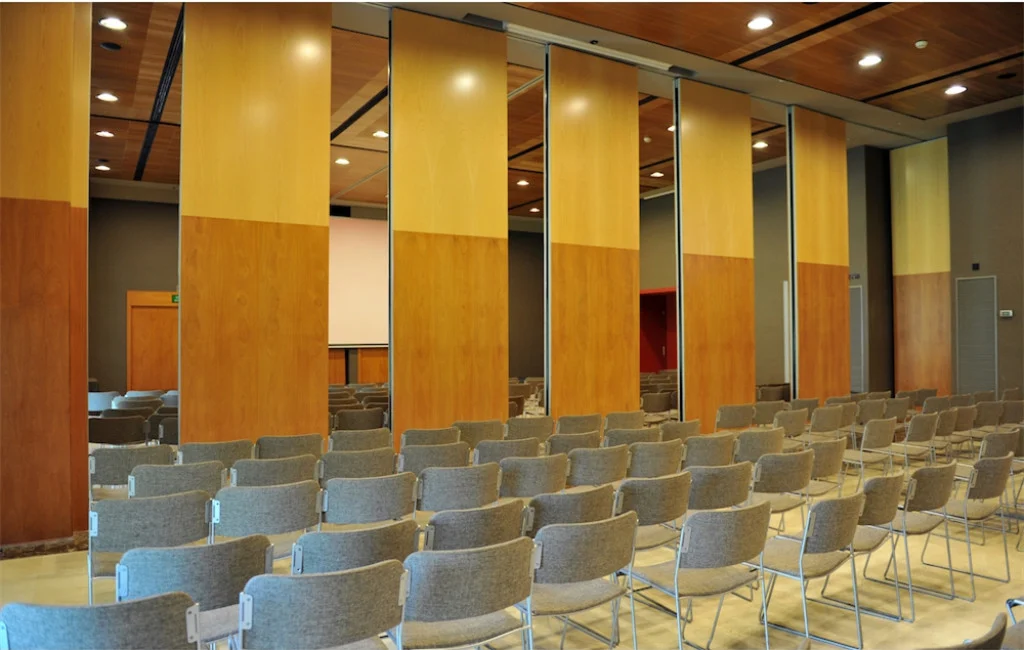 500MM Width Movable Partition Walls Banquet Hall Convention Center Solid Wall Partitions