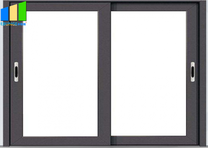50mm Thickness Sliding Partition Walls Aluminium Glass Sliding Door Soundproof Floor Track Sliding Door 1