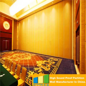 600-1200mm Movable Wall / Hanging Partition Walls Aluminum Frame 100 Mm