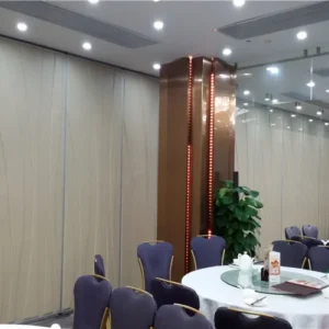 65 mm Exhibition Hall Sound Proof Partitions Double Roller 43dB