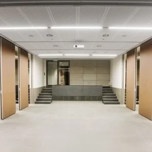 65 Mm Polyester Fiber Acoustic Panel Movable Door Partition Room Divider