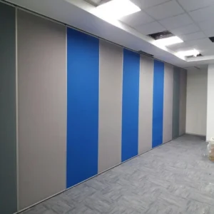 65 Mm Wood Material Office Sliding Partition Wall 3