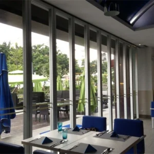 65mm Glass Wall Partition For Shopping Mall , Office Demountable Glass Walls