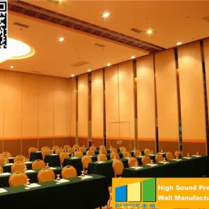 65mm Movable Sound Proof Partitions Aluminum Interior Wall Panel For Office