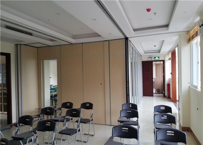 65mm Sliding Partition Walls Aluminium Vertical Folding Partitions For Art Gallery 0