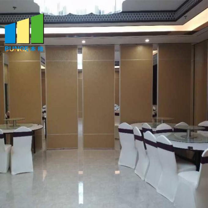 65mm Sliding Partition Walls Interior Divider Movable Room Partition For Restaurant 1