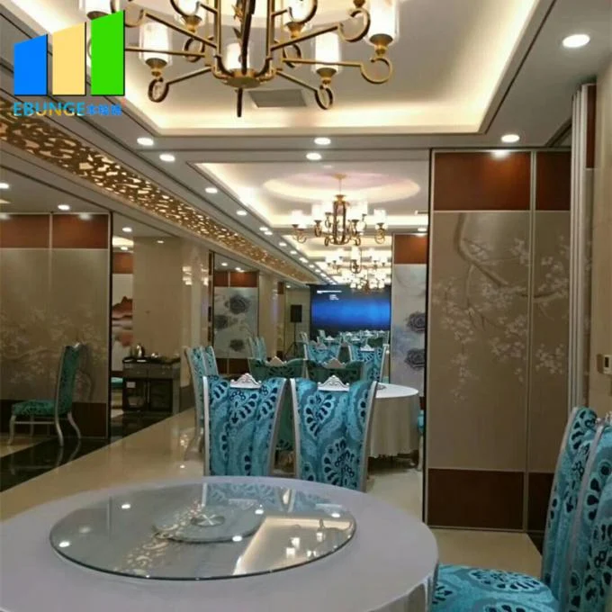 65mm Thickness Acoustic Room Dividers Painting Movable Restaurant Partition Wall For Conference Center 0