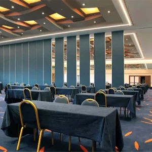 85 Mm Melamine Finish Auditorium Folding Partition Walls Doors For School , Hotel