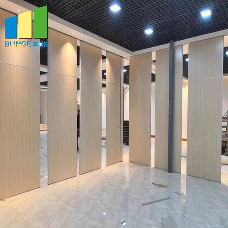 85 mm Thickness Sliding Panel Movable Partition Walls For Banquet Hall