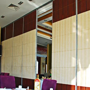 85 mm Thickness Sound Proofing Wooden Partition Walls With Aluminum Profile