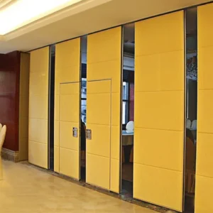 85 mm Thickness Sound Proofing Wooden Partition Walls With Aluminum Profile