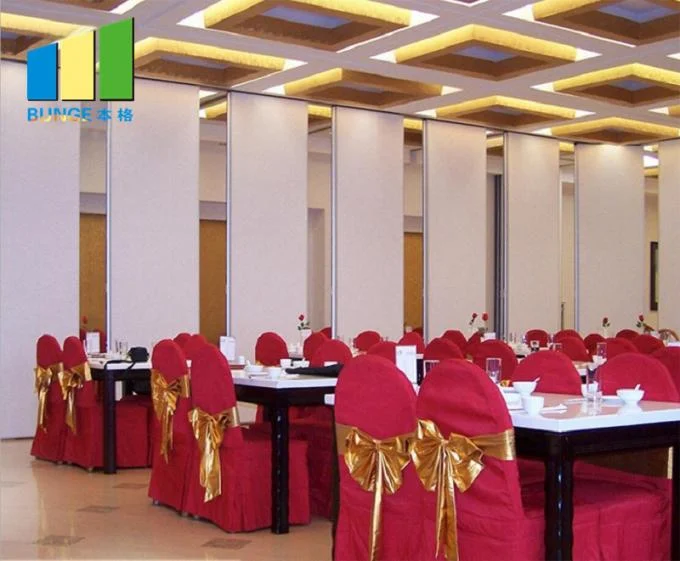 85mm Acoustic Room Dividers Wooden Partition Wall Hanging Decoration Movable Partition For Exhibition Hall 1