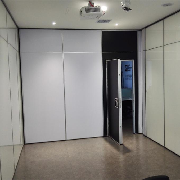 85MM Aluminum Frame Sound Proof Partitions Melamine Surface Movable Wall 2