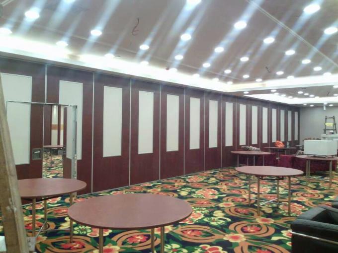 85mm Thickness Aluminum Frame Movable Partition Wall Systems For Restaurant 0