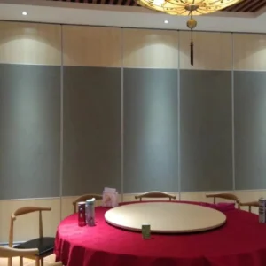 85mm Thickness Aluminum Frame Movable Partition Wall Systems For Restaurant