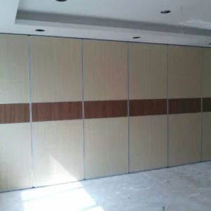 85mm Thickness Movable Acoustic Partition Walls Surface Melamine , Leather , Plywood