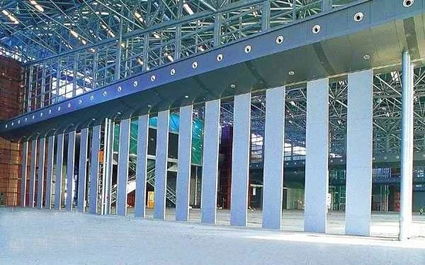 85mm Thickness Sound Proof Folding Partition Walls MDF Finishing Space Saving 1