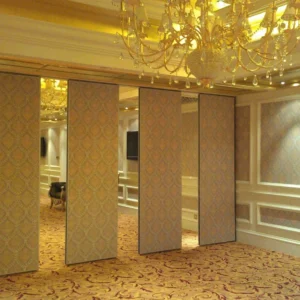 85mm Thickness Soundproof Operable Folding Partition Wall Easy Decorating