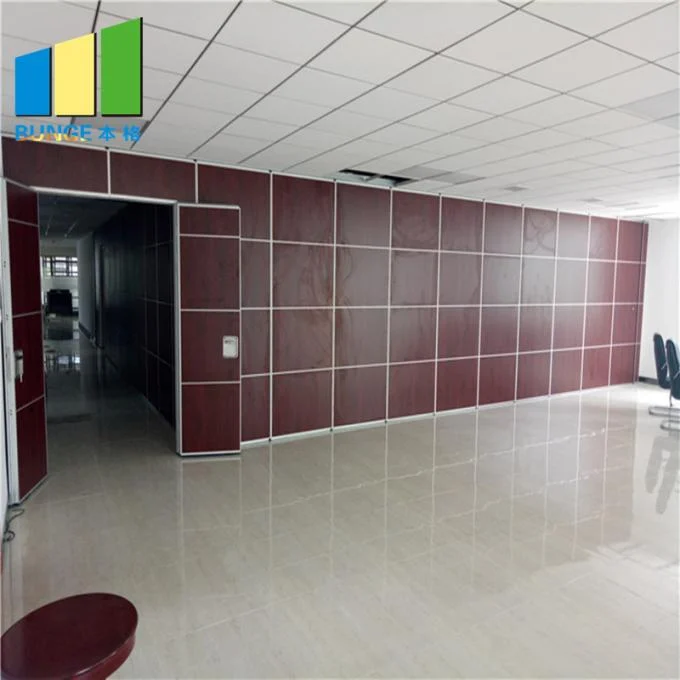 85mm Thickness Soundproofing Melamine Wooden Folding Partition Walls For Restaurant 1