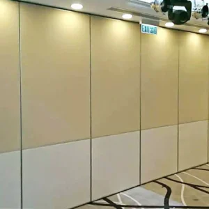Accordion Acoustic Sliding Folding Room Partition Wall For School / Office